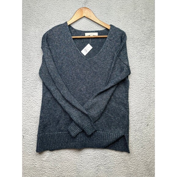 Loft V neck Metallic sweater NWT Sz Small - Picture 1 of 8